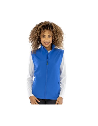 R-R902F-Womens Recycled 2-Layer Printable Softshell Bodywarmer